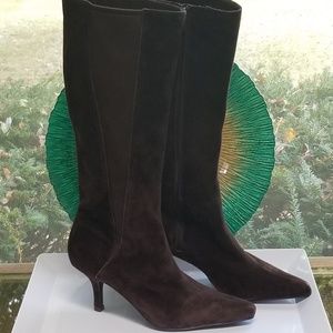 Sanzia Bianca Brown Suede Boots
